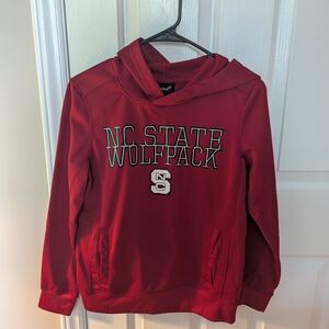 Red NC State Wolfpack Kids Hoodie